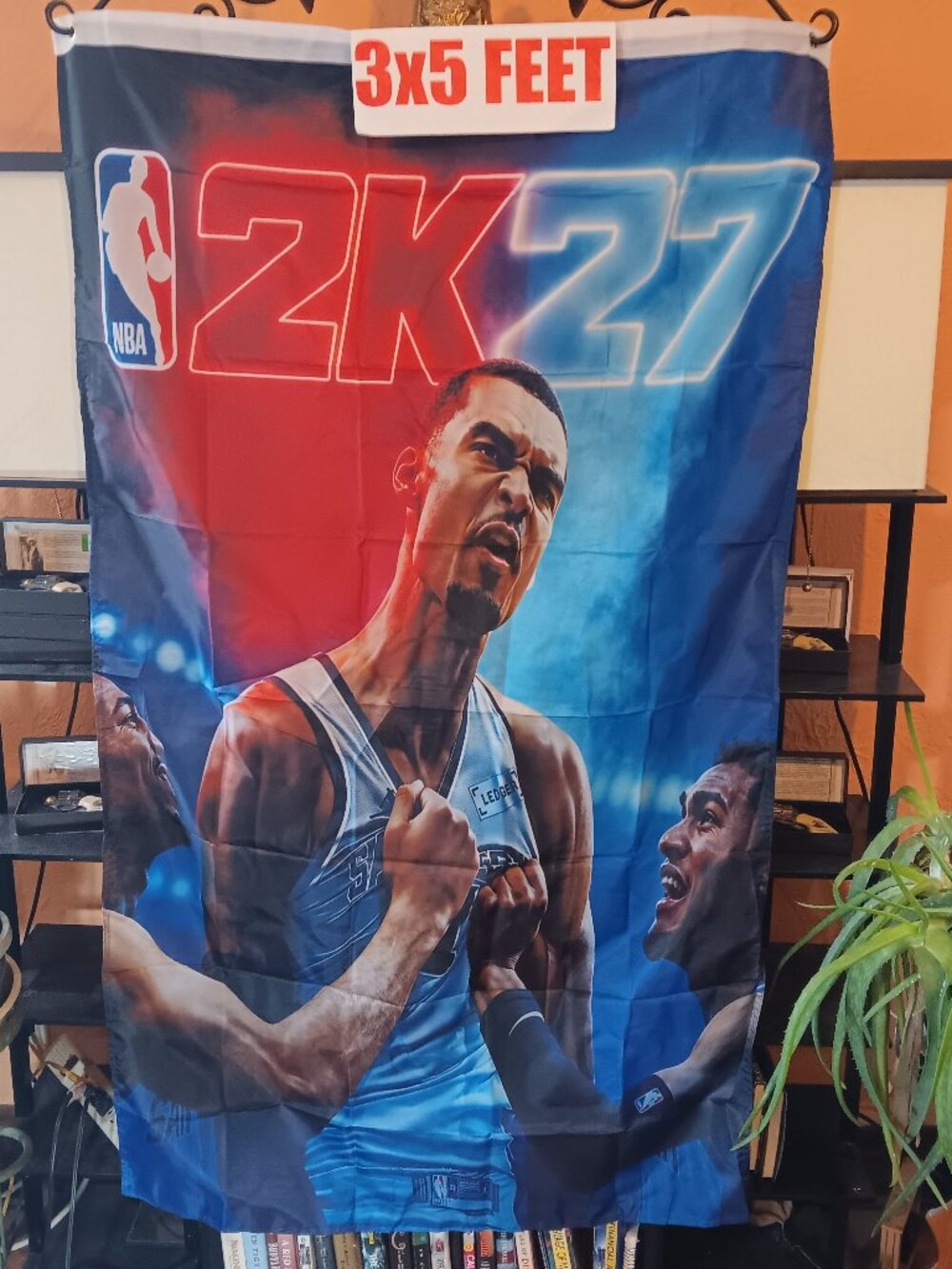 NBA 2K27 San Antonio Spurs Victor Wembanyama NBA 3X5 Feet Flag Banner